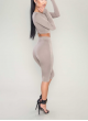 Women's Jumpsuits with Crop Top and Capris